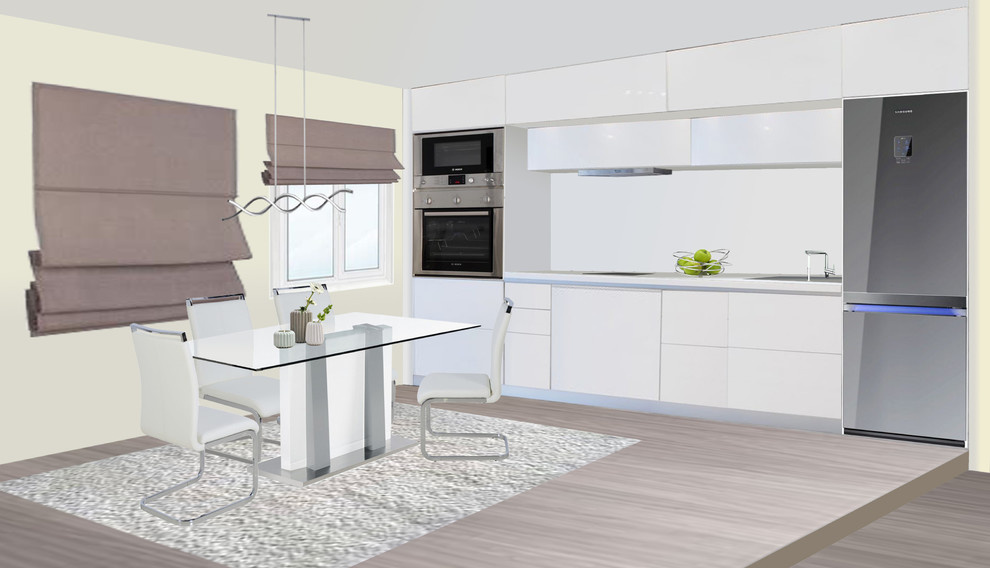 кухня + мини гостиная - столовая  cosina + mini salon comedor