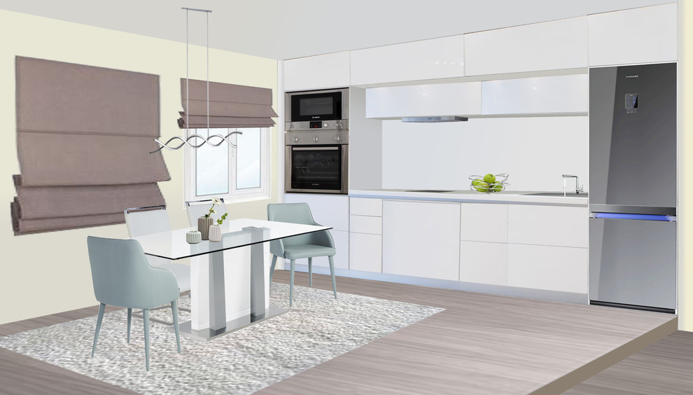 кухня + мини гостиная - столовая  cosina + mini salon comedor