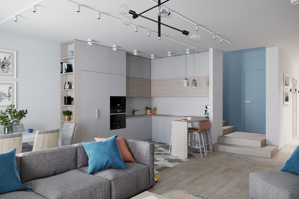 Поиск планировки: Квартира в таунхаусе — 3 варианта и финал