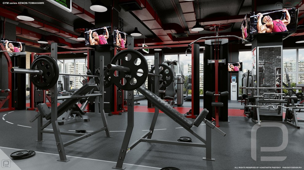 Тренажерный зал GYM series XENON-TOMAHAWK