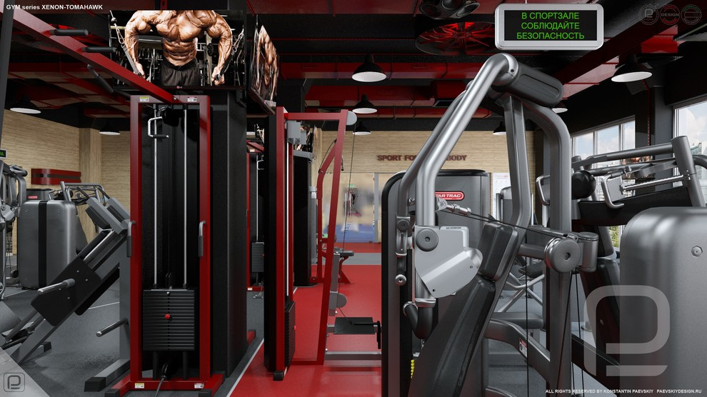 Тренажерный зал GYM series XENON-TOMAHAWK