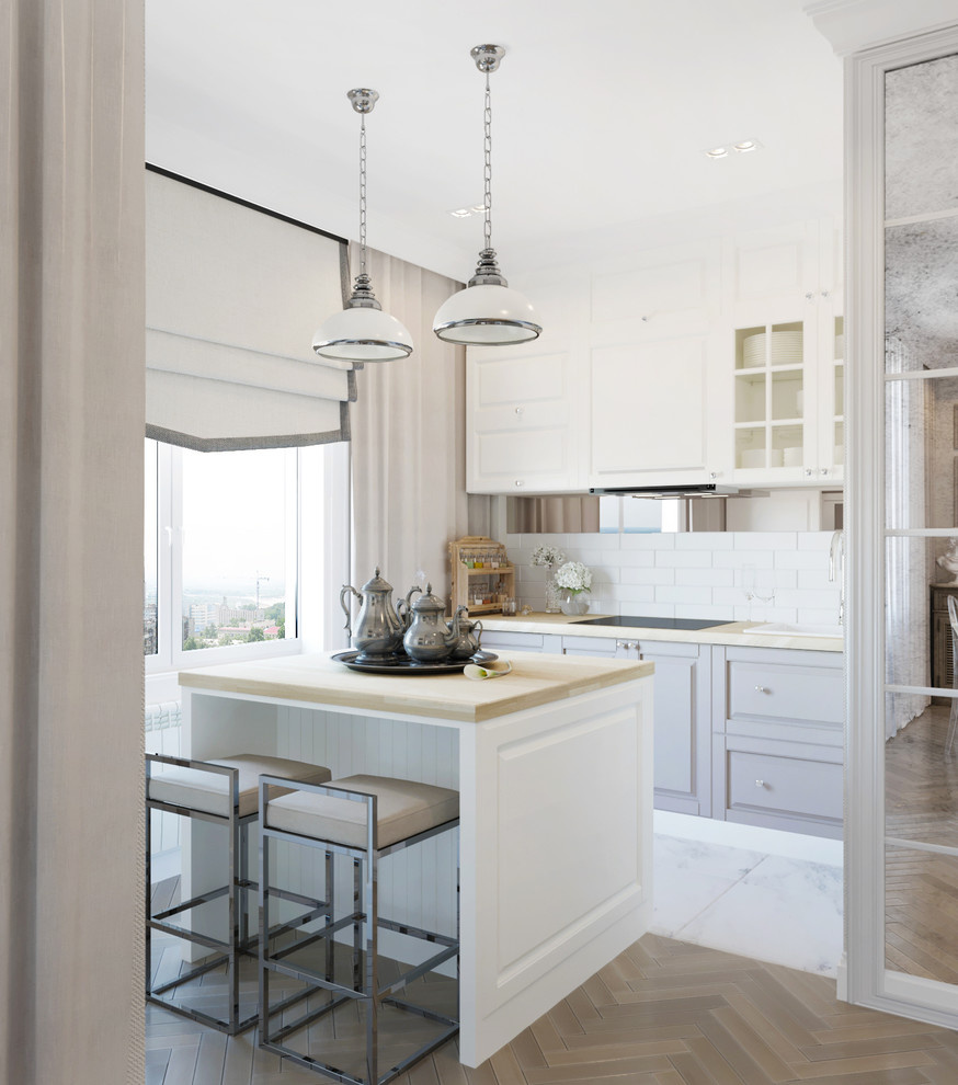 White kitchen