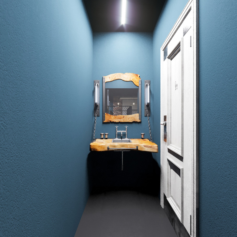 Barber shop in loft style