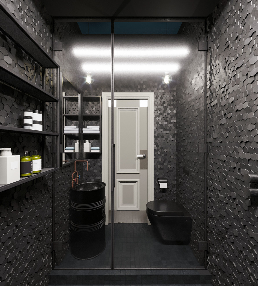 Barber shop in loft style