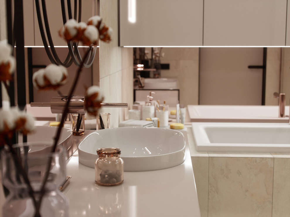 Rose bathroom