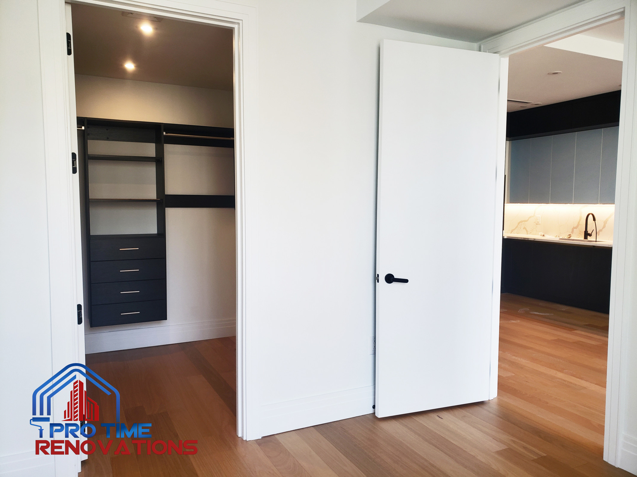 Closet installation