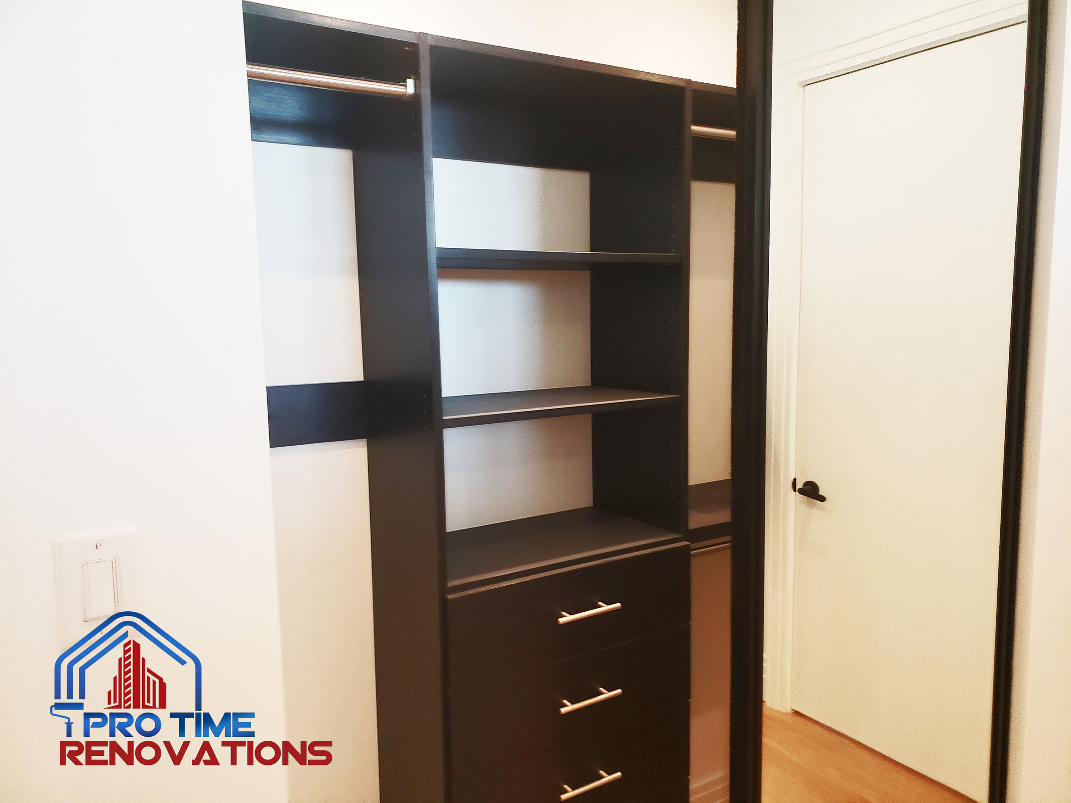 Closet installation
