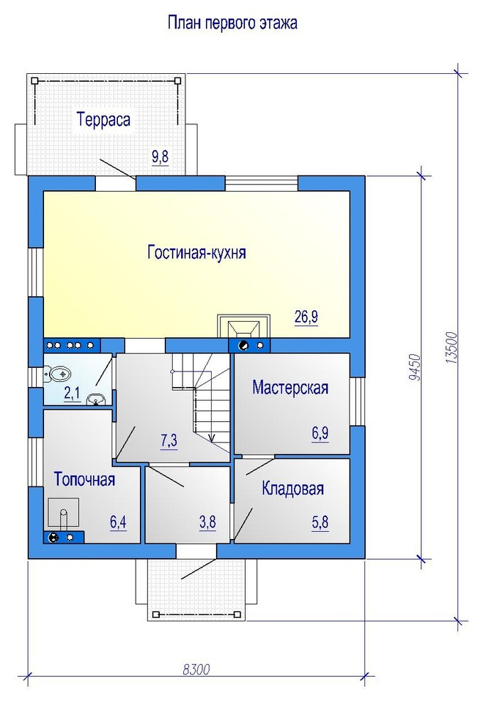 19-035 Жилой дом с мансардой