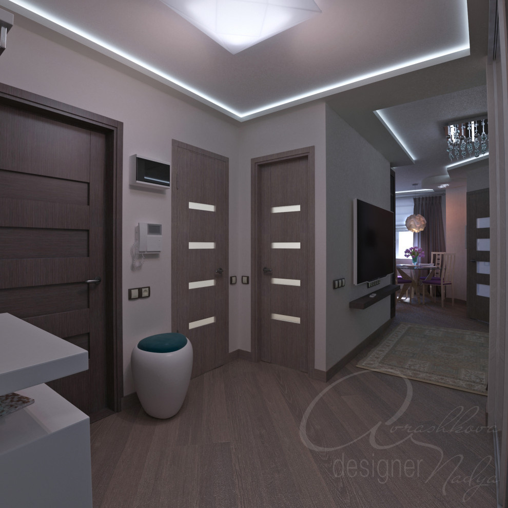 Квартира для семьи с детьми. 58,2 кв. м. Андреевка