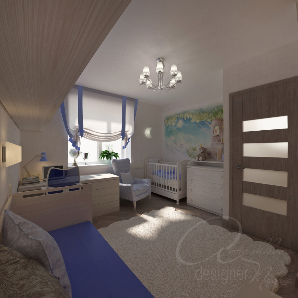 Квартира для семьи с детьми. 58,2 кв. м. Андреевка