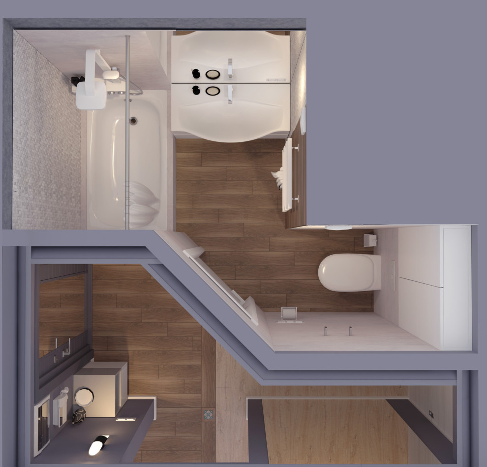Квартира. 45,9 кв.м. Андреевка