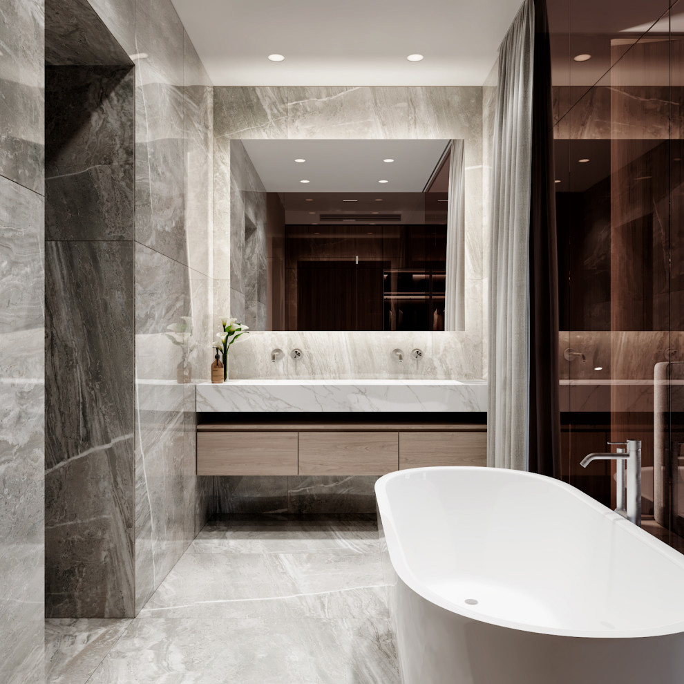 Contemporary bathroom