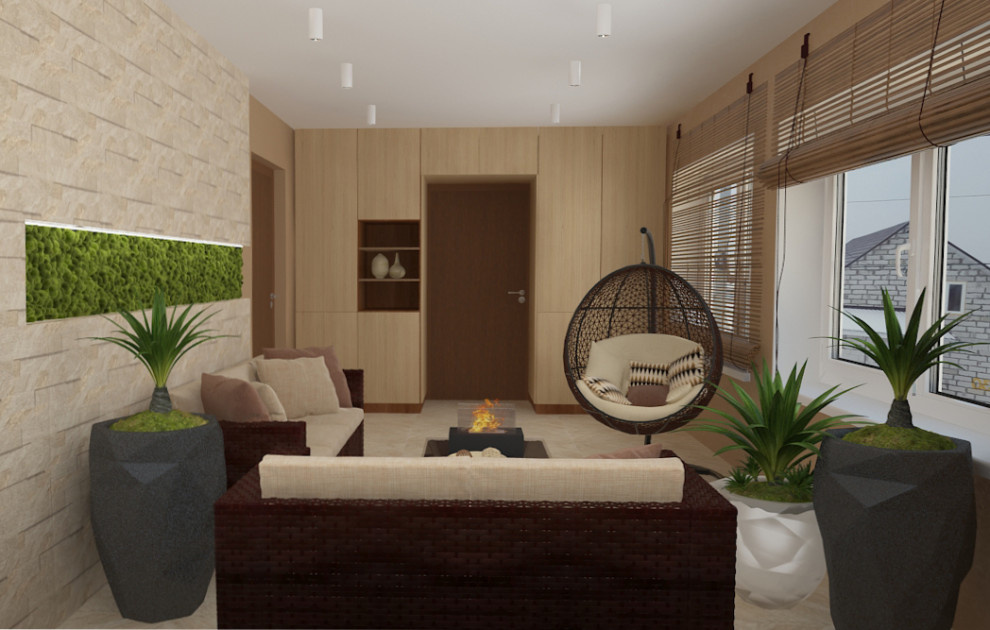 Проект веранды в п.Красноглинное, НСО. Krasnoglinnoye residence, Novosibirsk