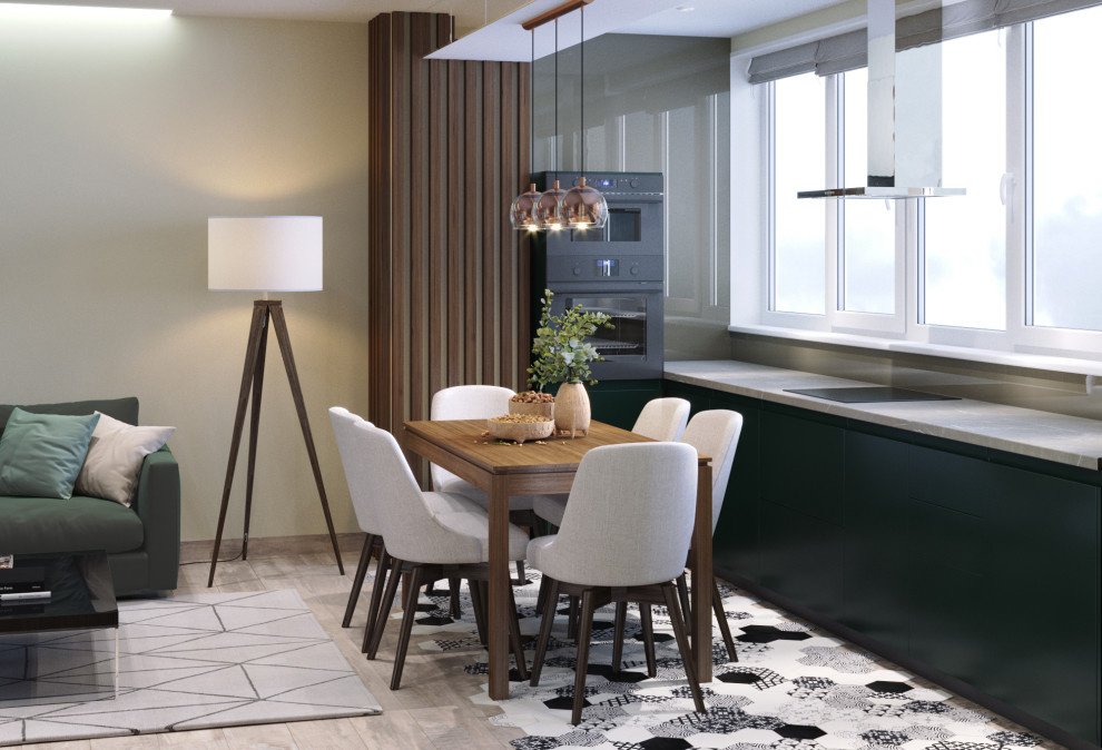 Eco modern style concept