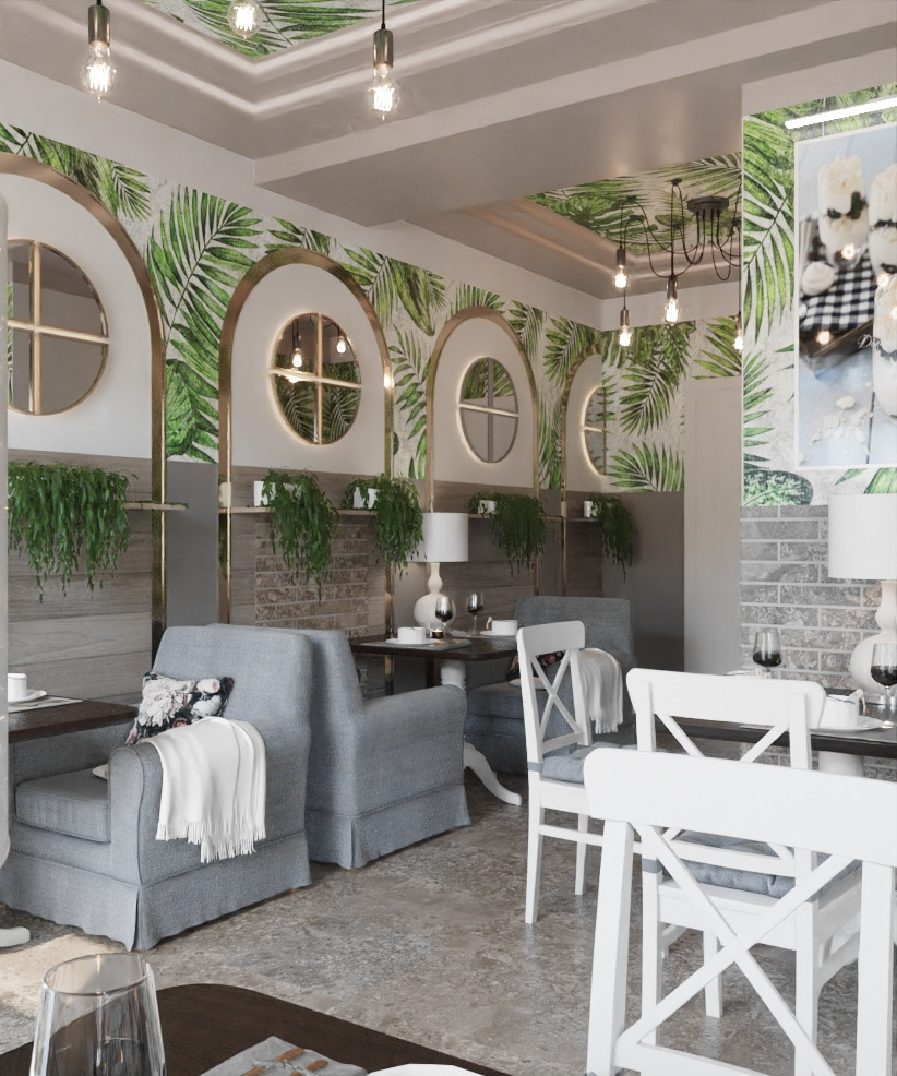 Restaurant_001_интерьер ресторана "Сладкое счастье"
