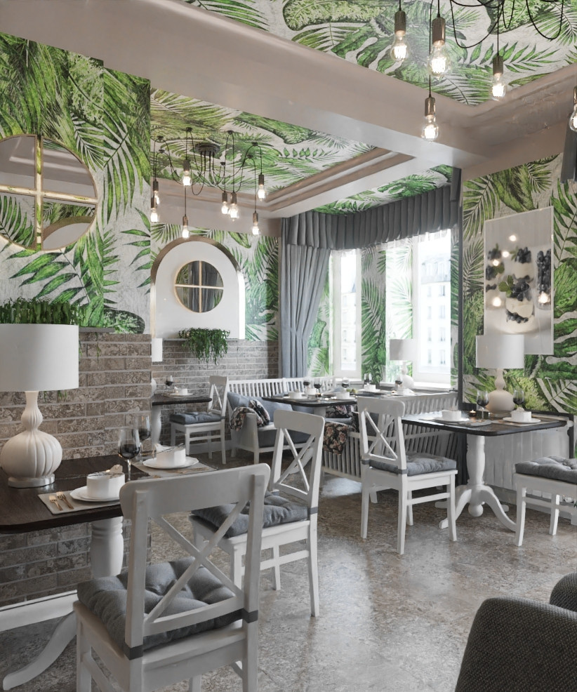 Restaurant_001_интерьер ресторана "Сладкое счастье"