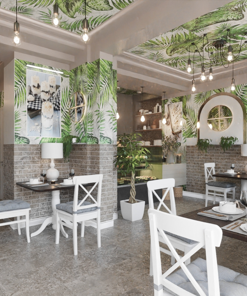Restaurant_001_интерьер ресторана "Сладкое счастье"