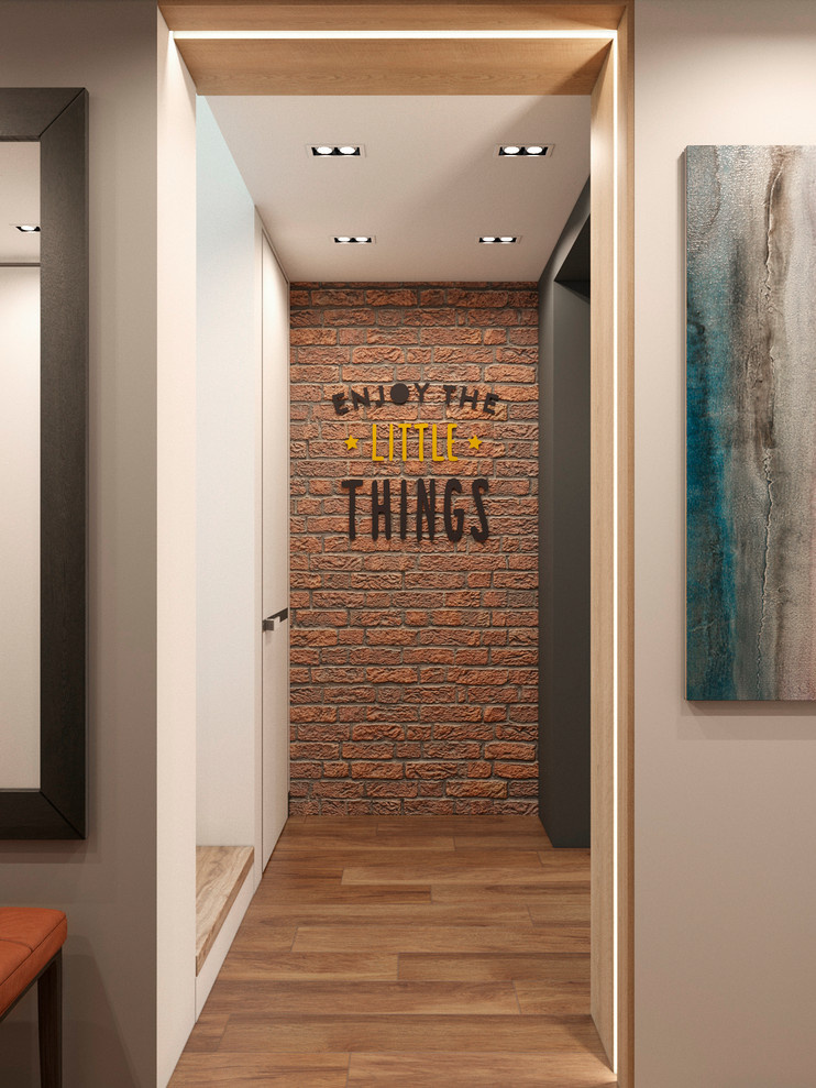 Дом с нотками Loft ( С.У Лестница Коридор)