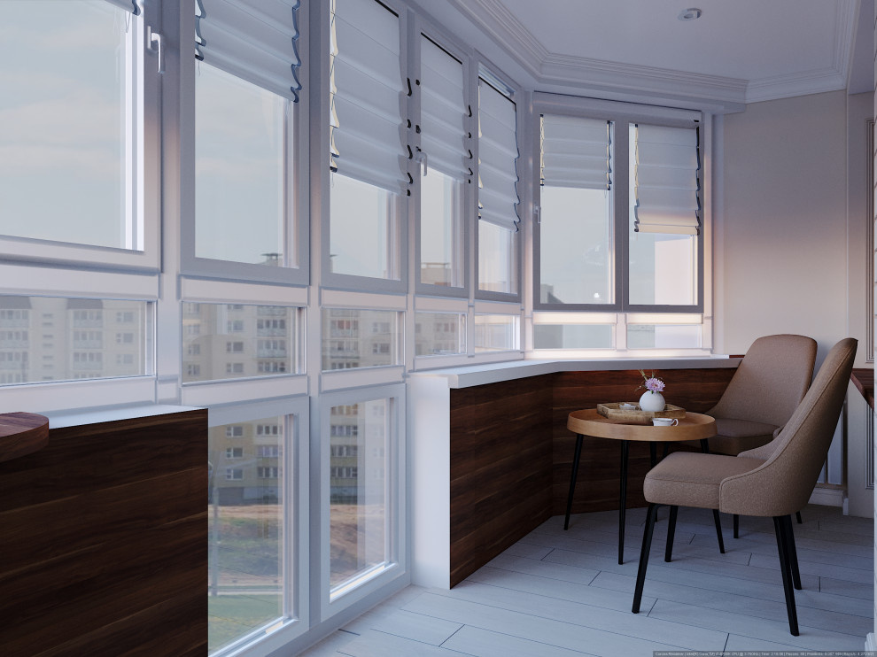 Квартира-студия в современной классике 81 м² в ЖК МЧС