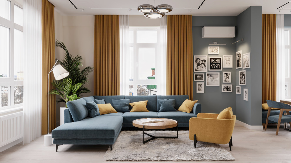 Обложка проекта: 4-к квартира-студия 104 м² в ЖК Маркиз