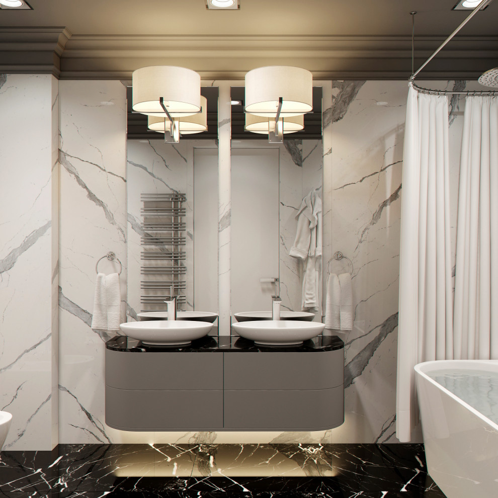 санузел с ванной