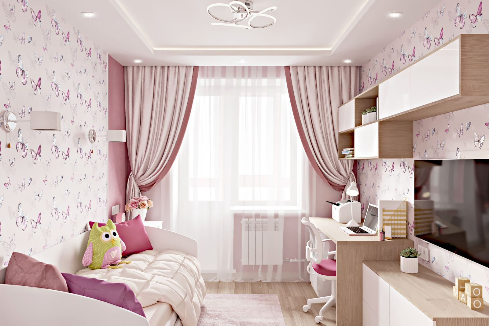 3-комн. квартира - 90 м2. Детская №1