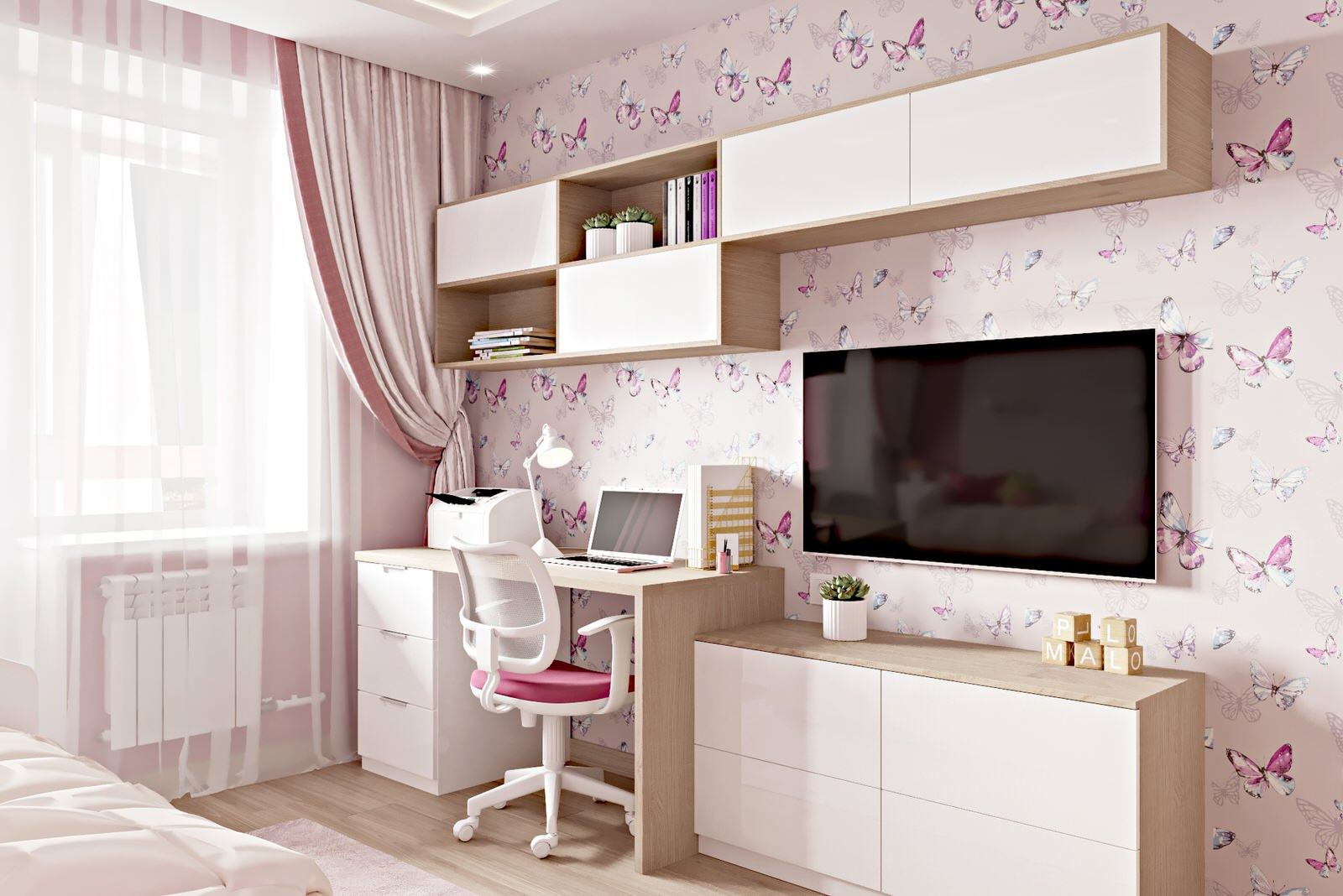 3-комн. квартира - 90 м2. Детская №1