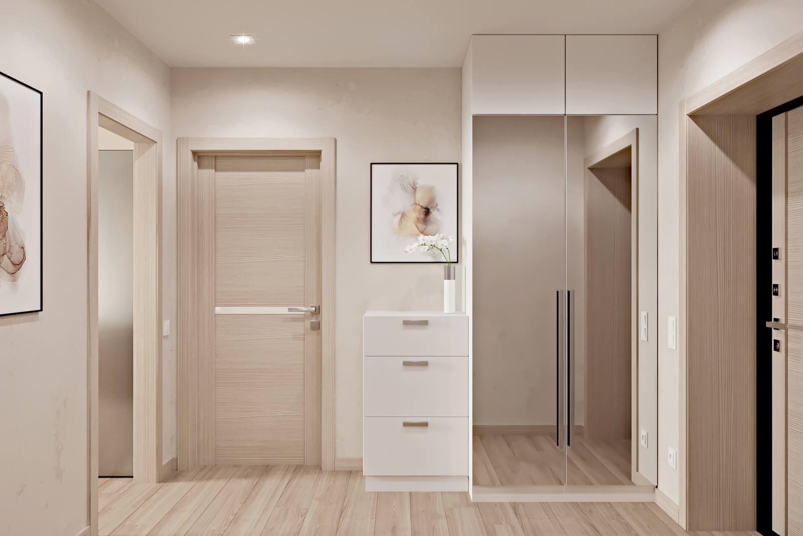 3-комн. квартира - 90 м2. Прихожая