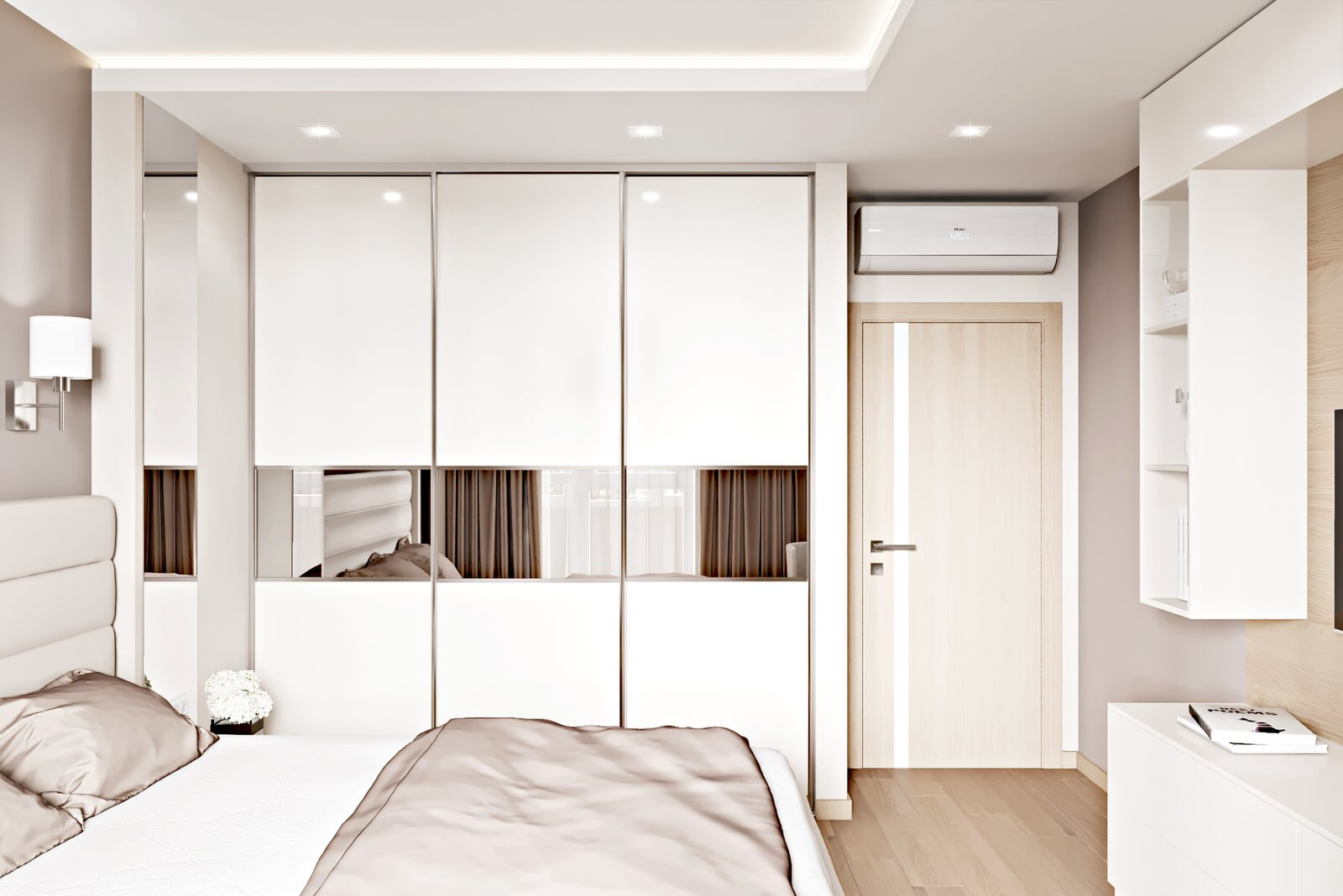 2-комн. квартира - 70 м2. Спальня