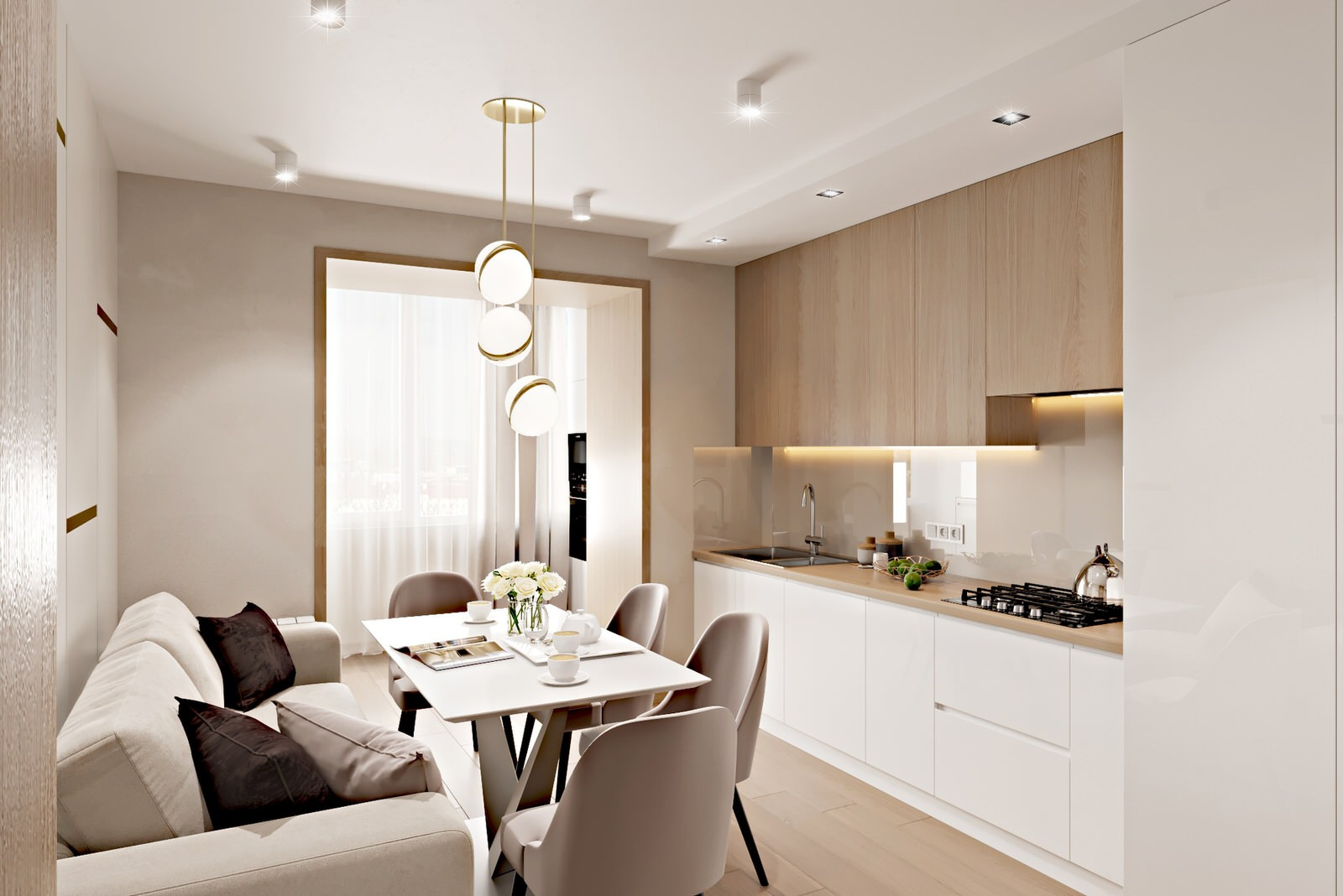 2-комн. квартира - 70 м2. Кухня