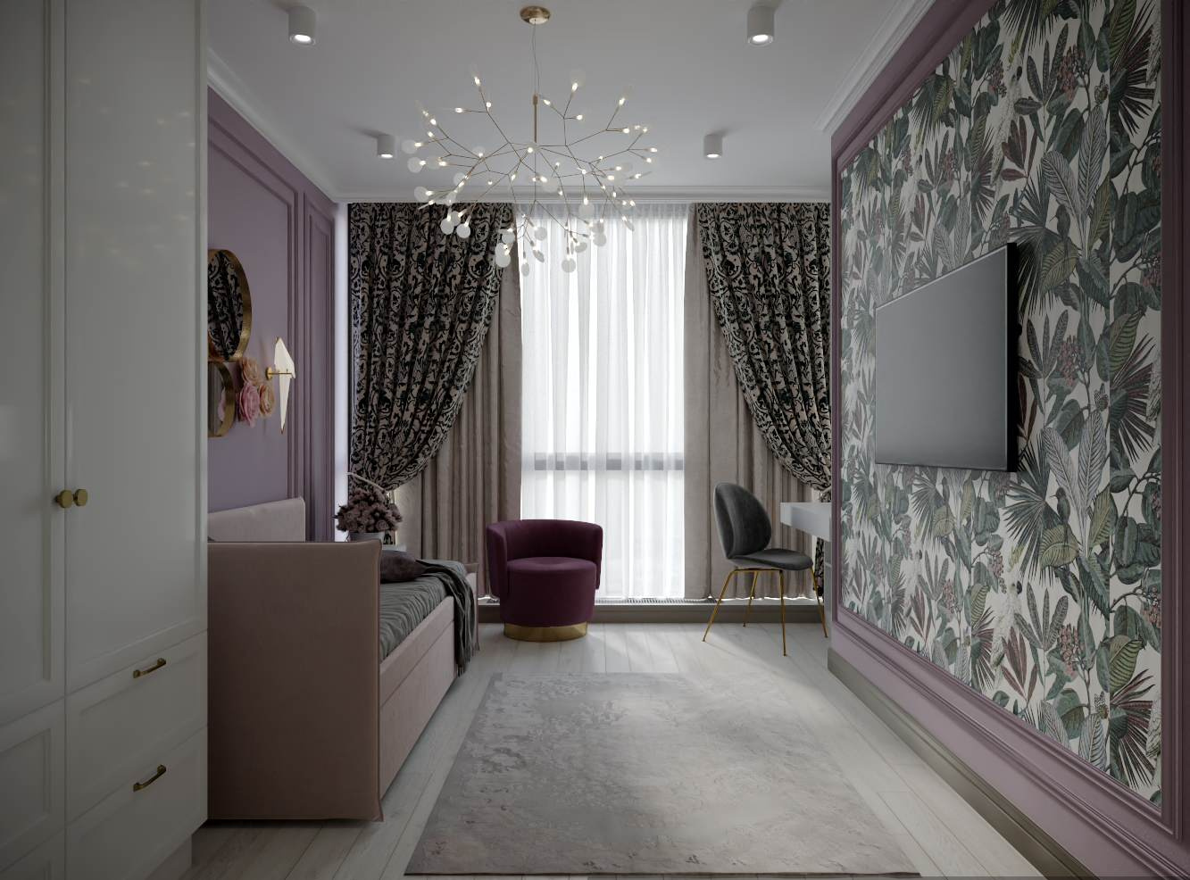 Современная классика. Квартира 115 м.кв