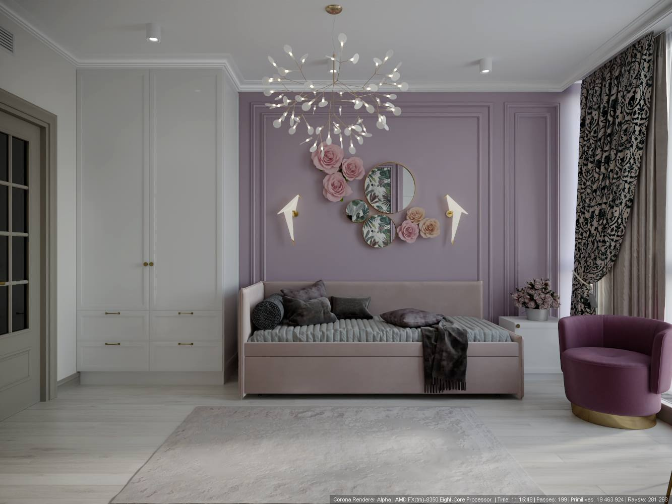 Современная классика. Квартира 115 м.кв