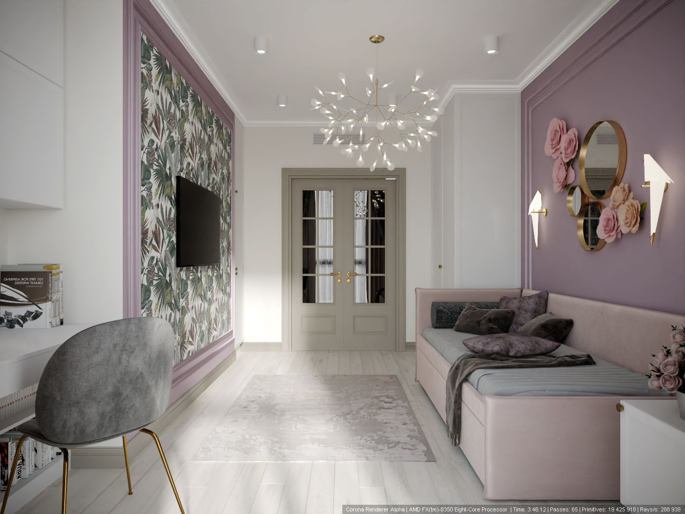 Современная классика. Квартира 115 м.кв