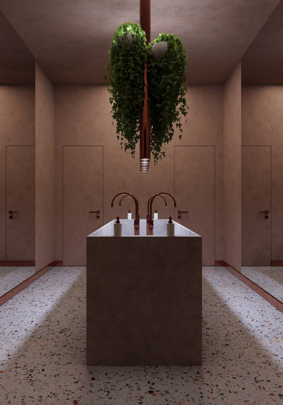 Interior visualisation of cafe and restaurant Villa Forli