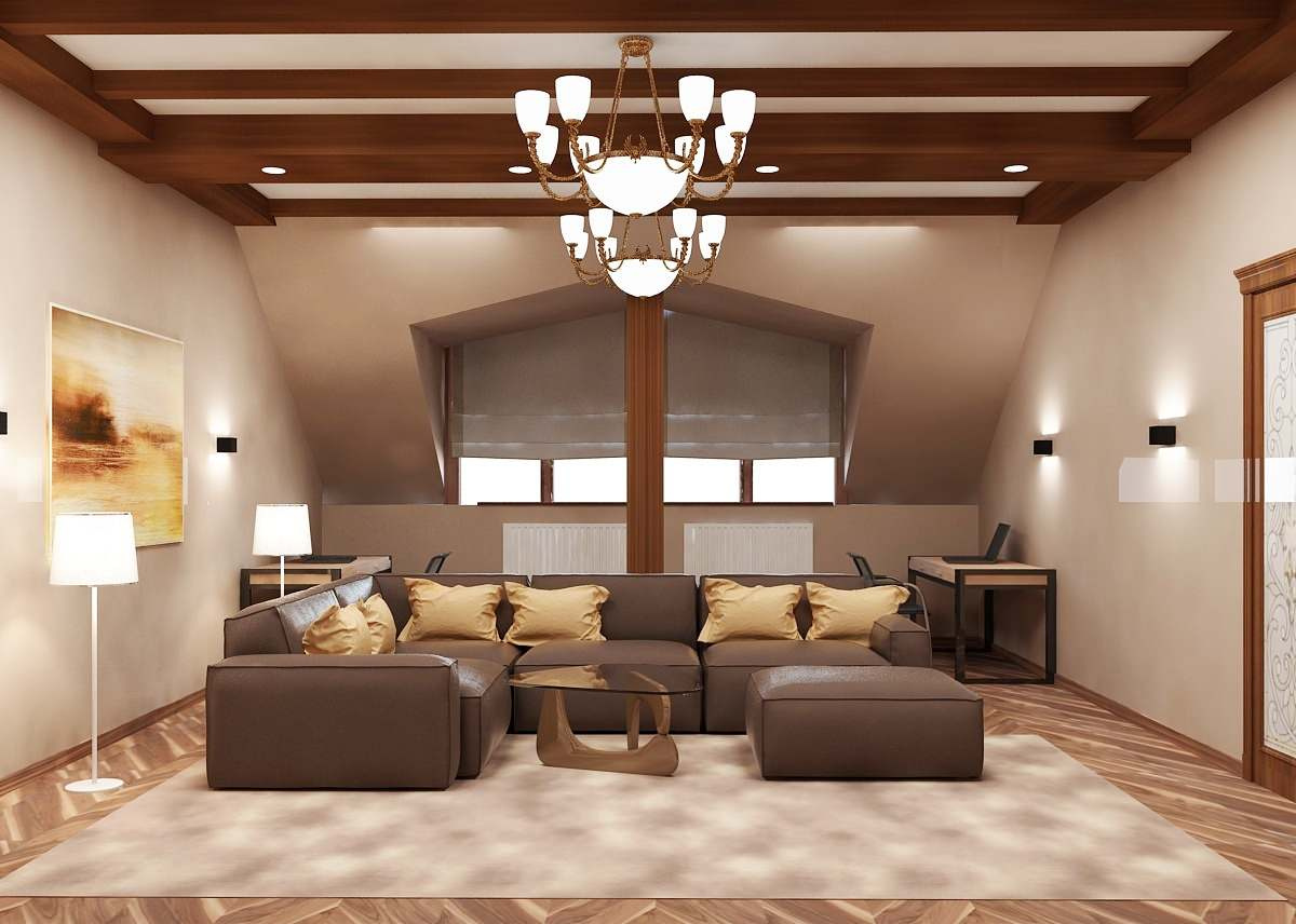 Дизайн мансарды