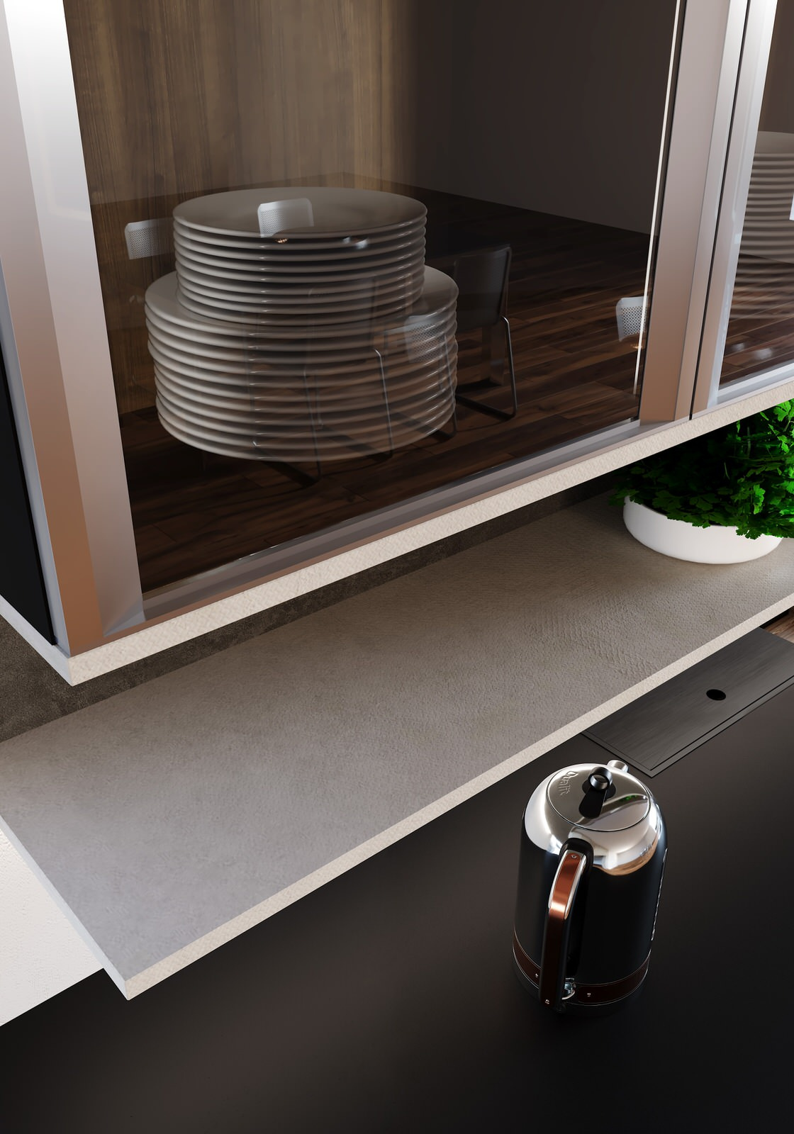 Wood granite