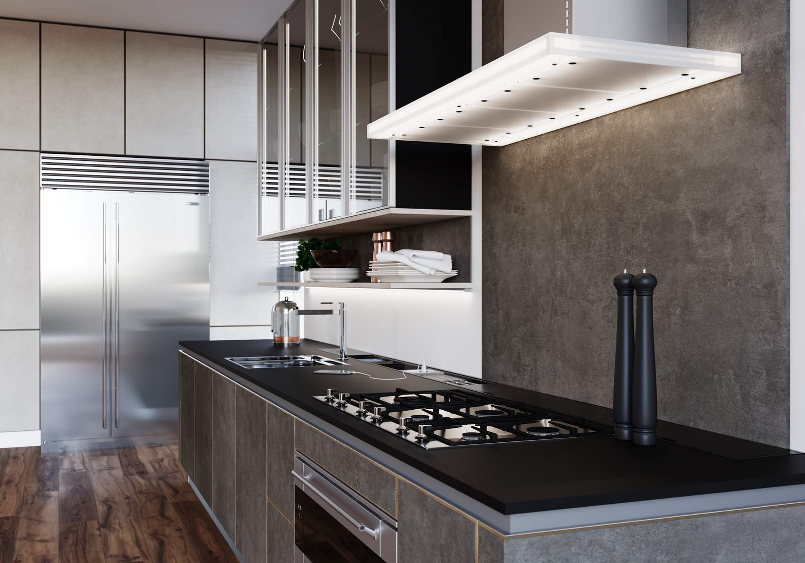 Wood granite