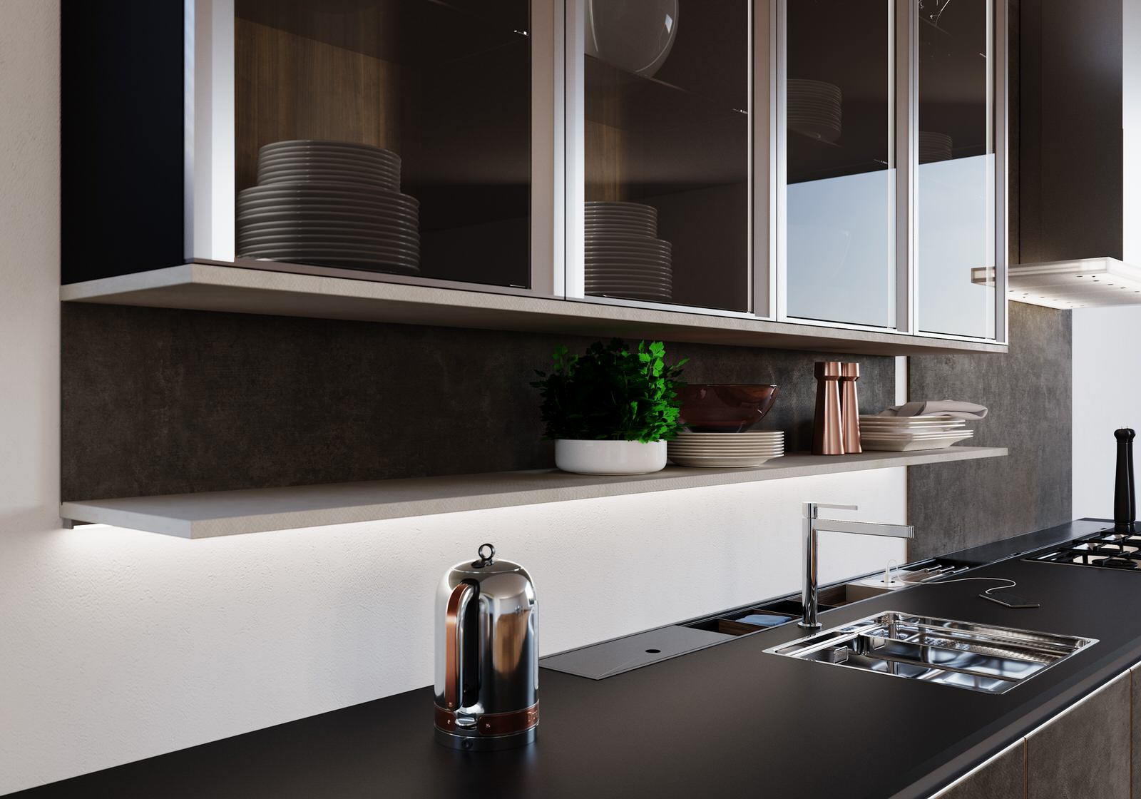 Wood granite