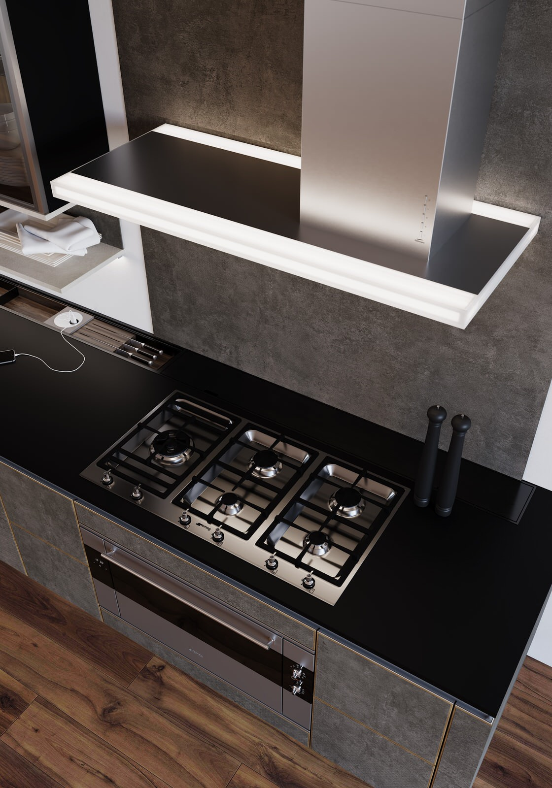 Wood granite