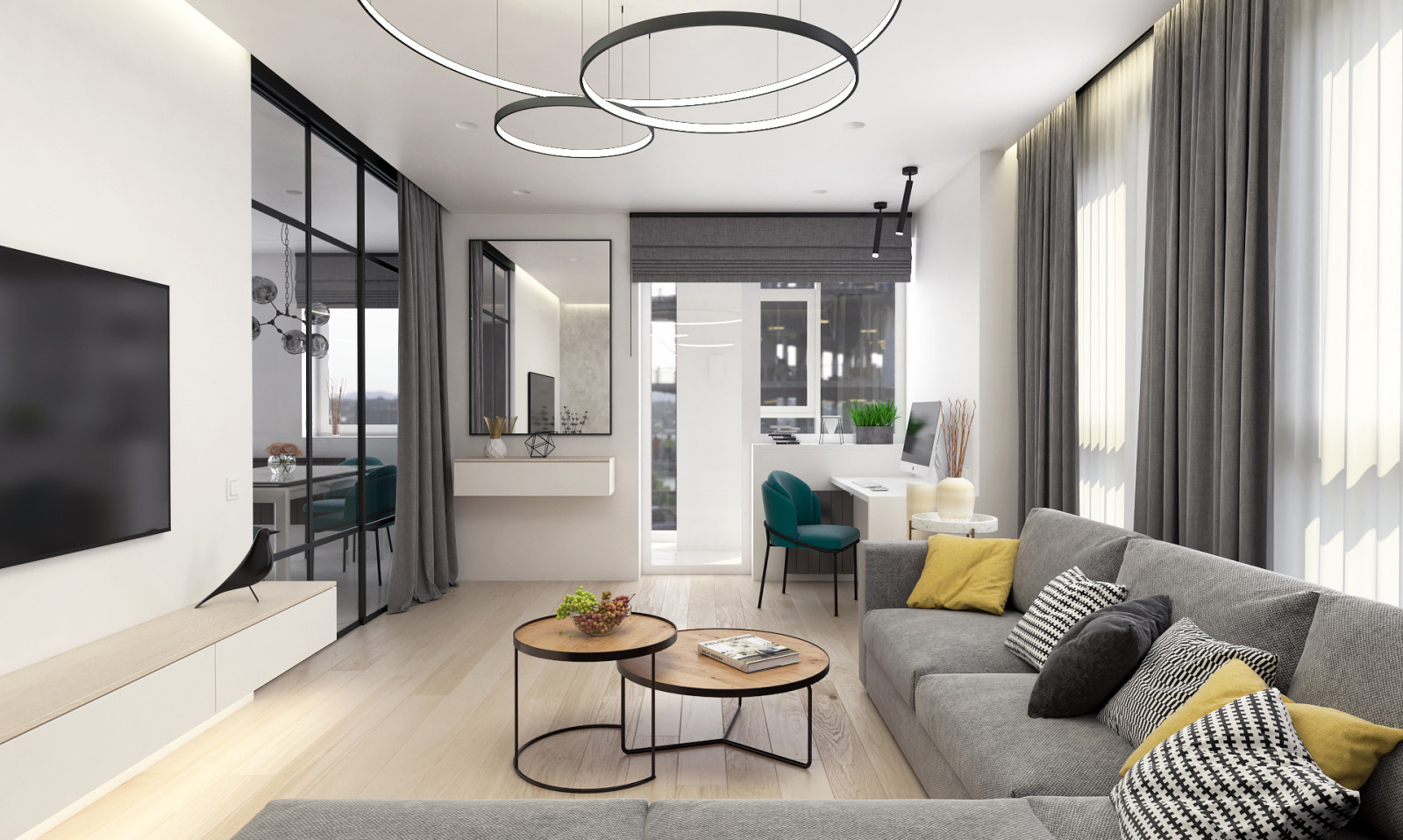 Обложка проекта: Дизайн интерьера квартиры 80 м² в ЖК «Премьера», Самара
