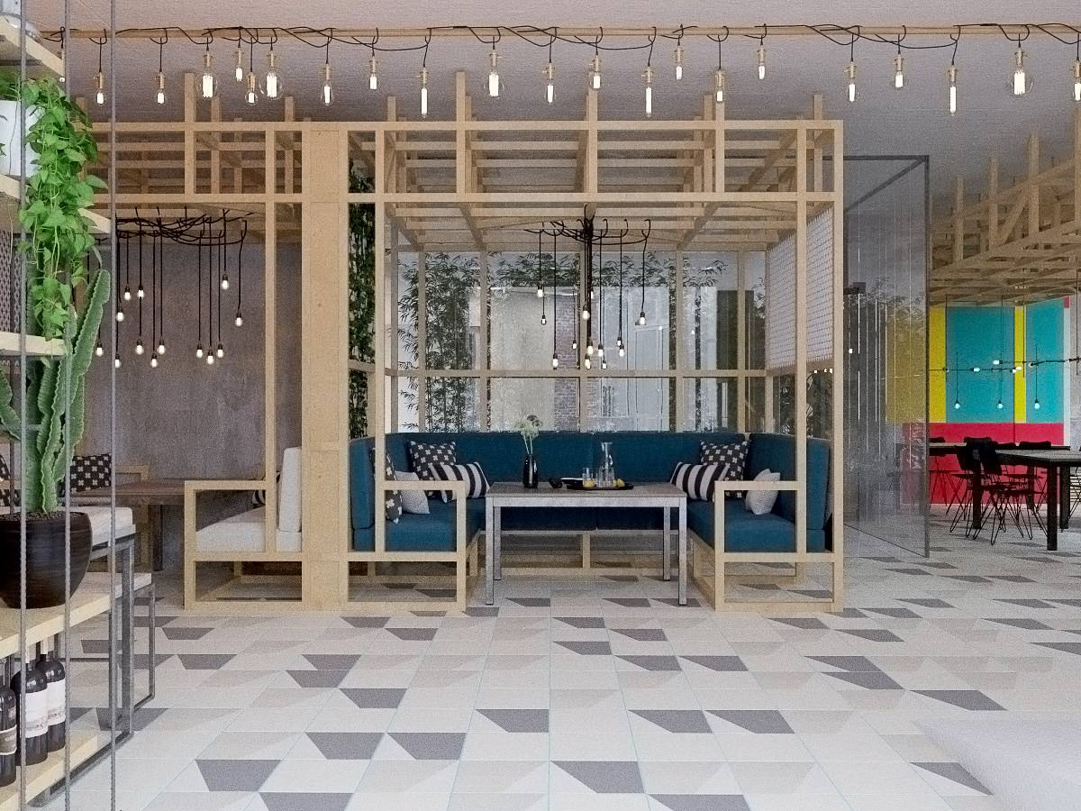 Кафе в офисе IT-компании Cloud Castle
