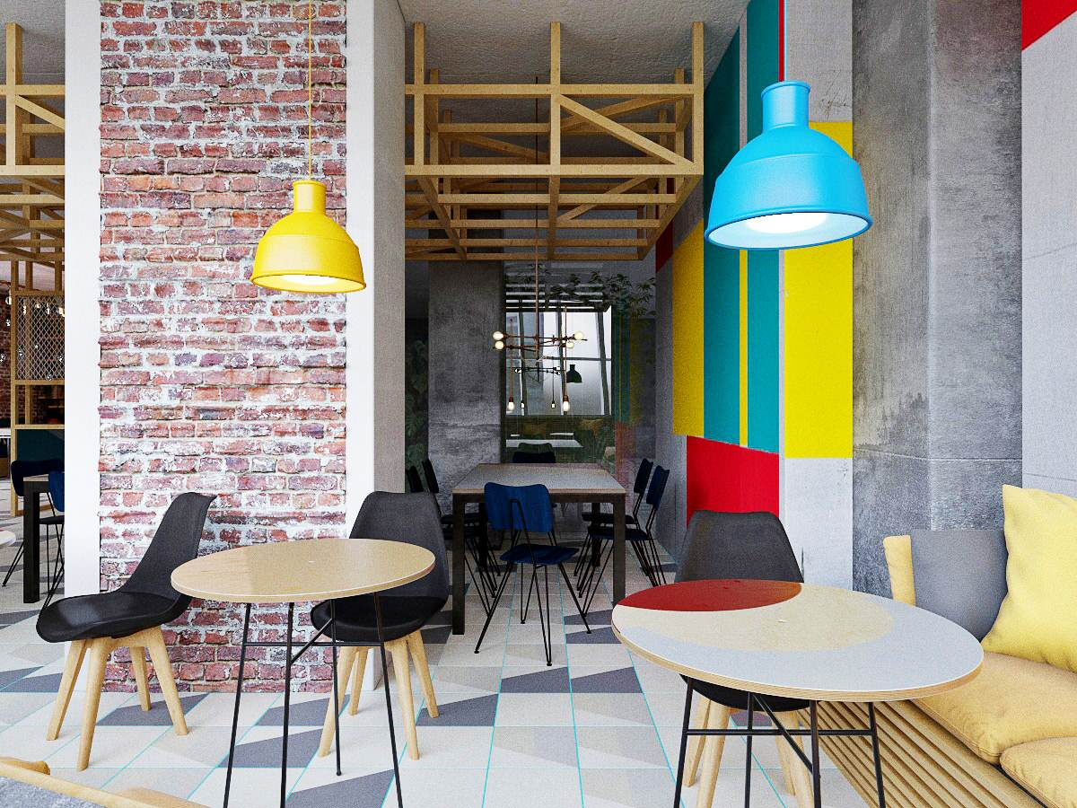 Кафе в офисе IT-компании Cloud Castle