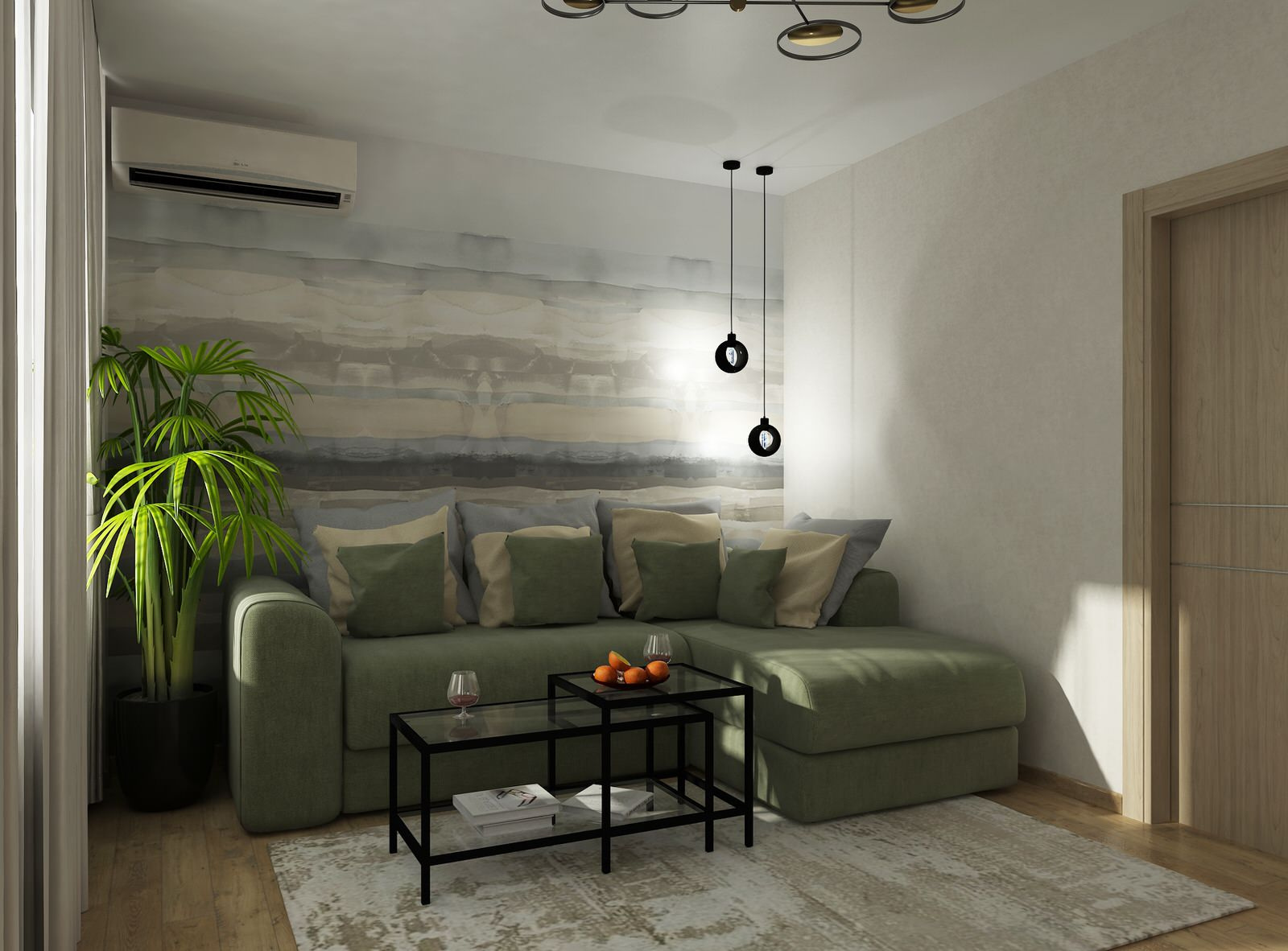 Проект квартиры в современном стиле.