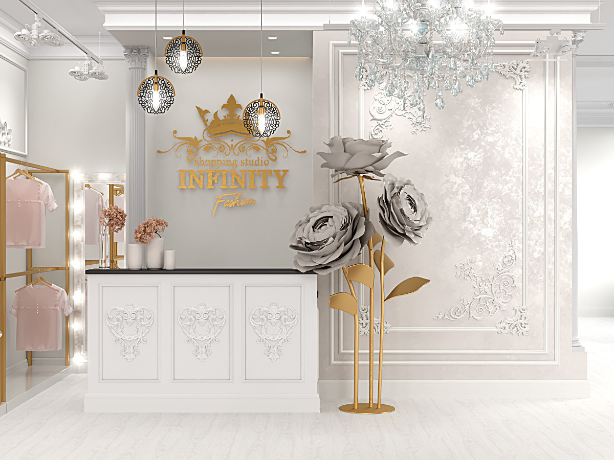 Интерьер магазина Infinity, проект