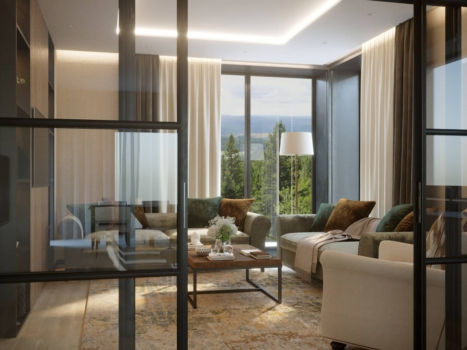 Дом в Веселом living room