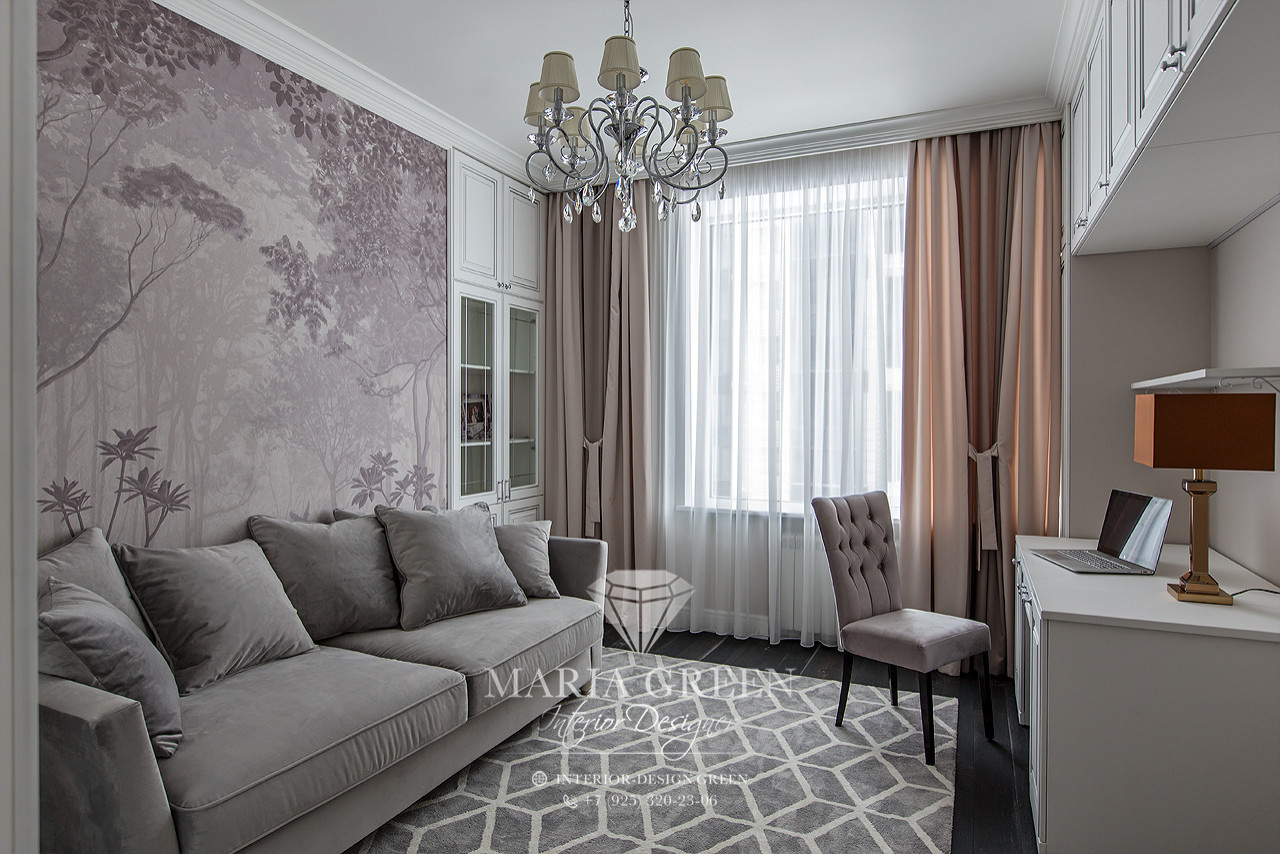 A flat in an American classic style