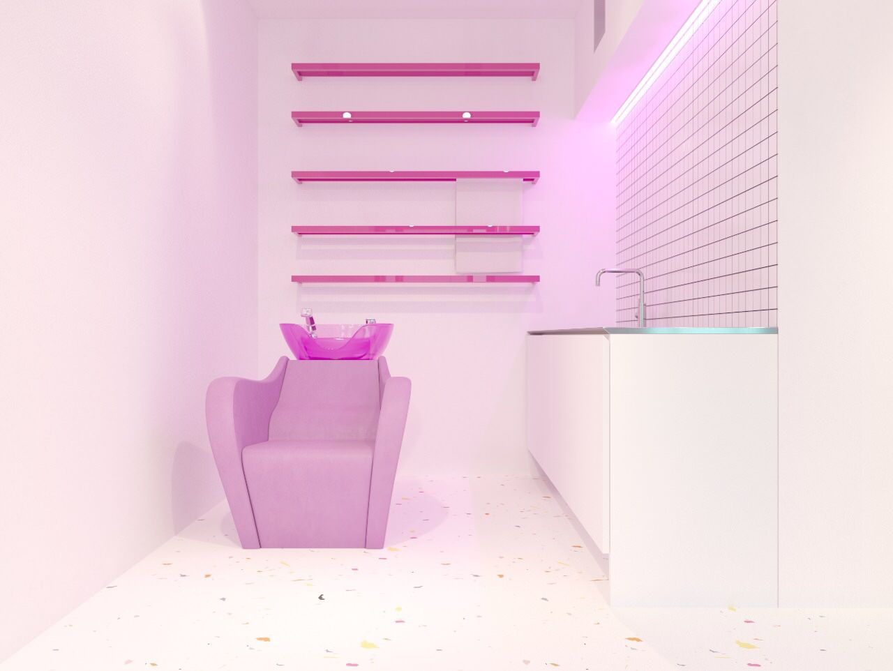 Обложка проекта: The project of a beauty salon in St. Petersburg