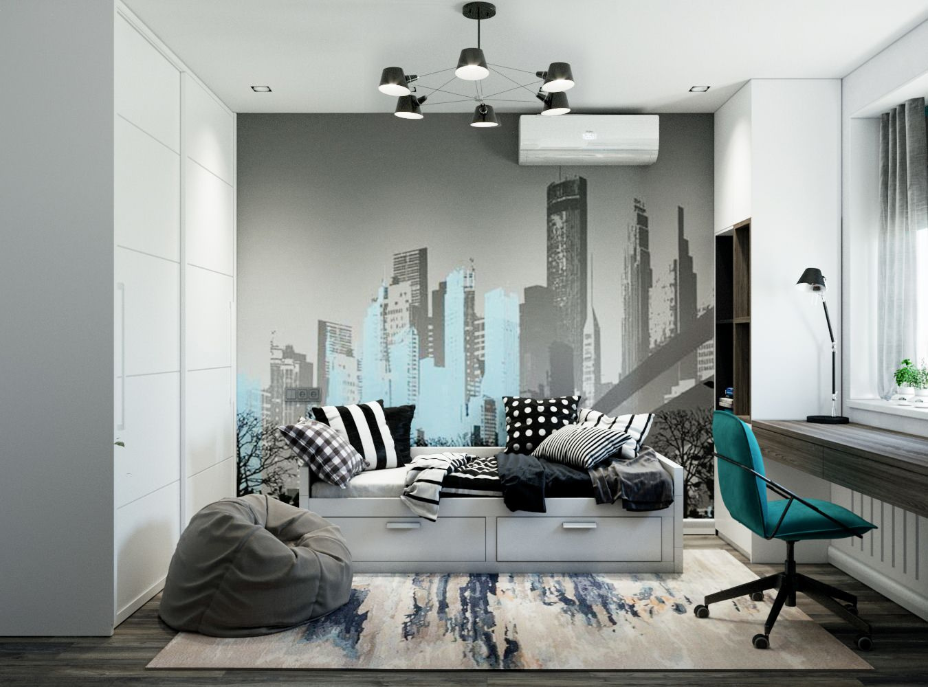 Реализация 2019: детская в квартире 85м², Ростов-на-Дону