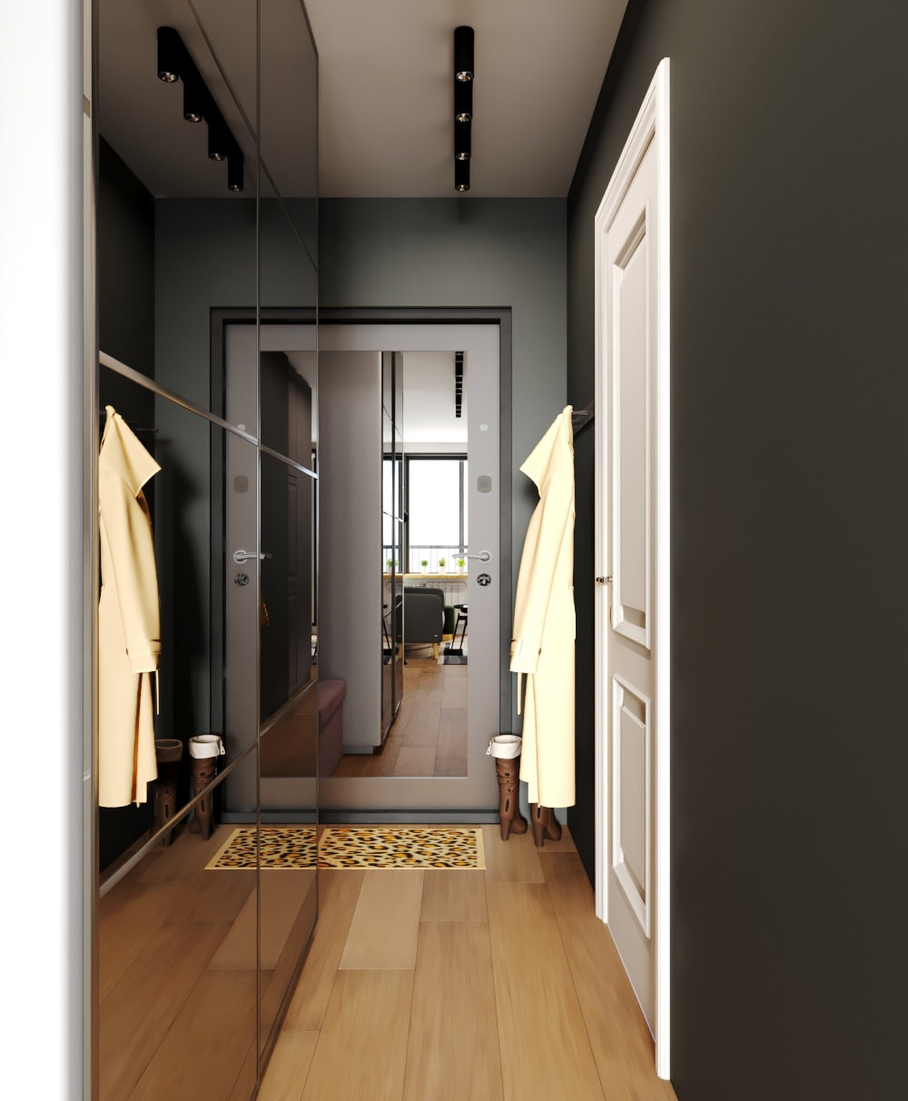 Студия в скандинавском стиле в ЖК "Я романтик"