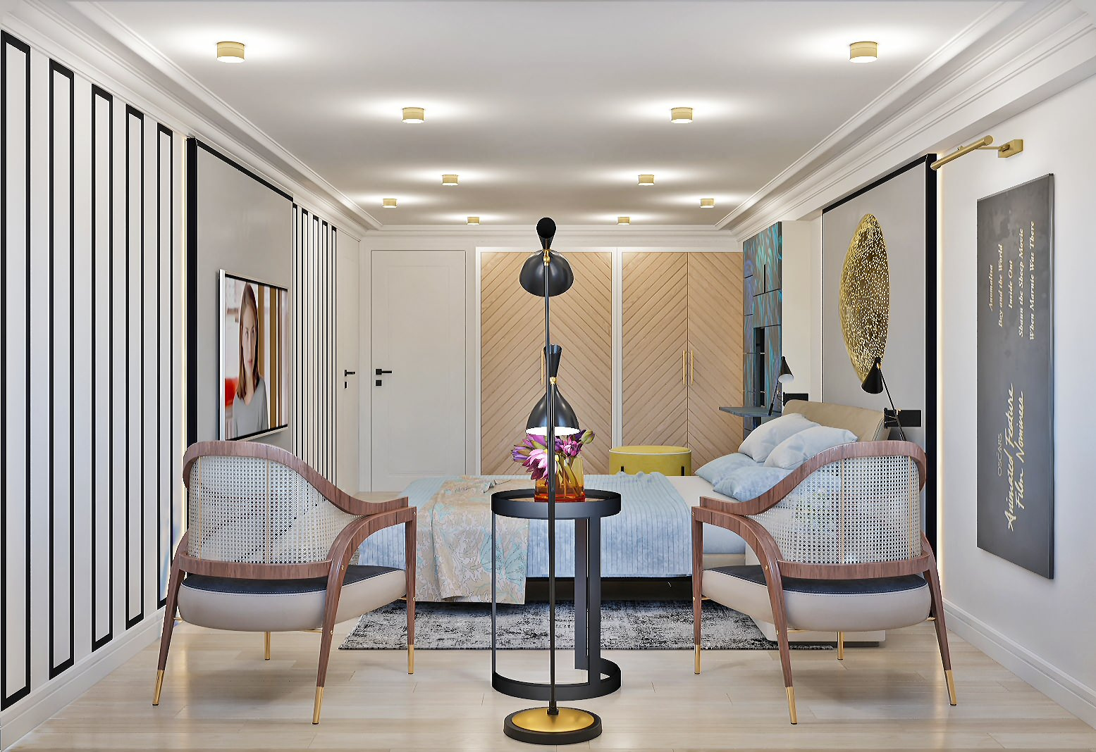 Обложка проекта: INTERIOR DESIGN IN ALMATY ON DOSTYK STREET